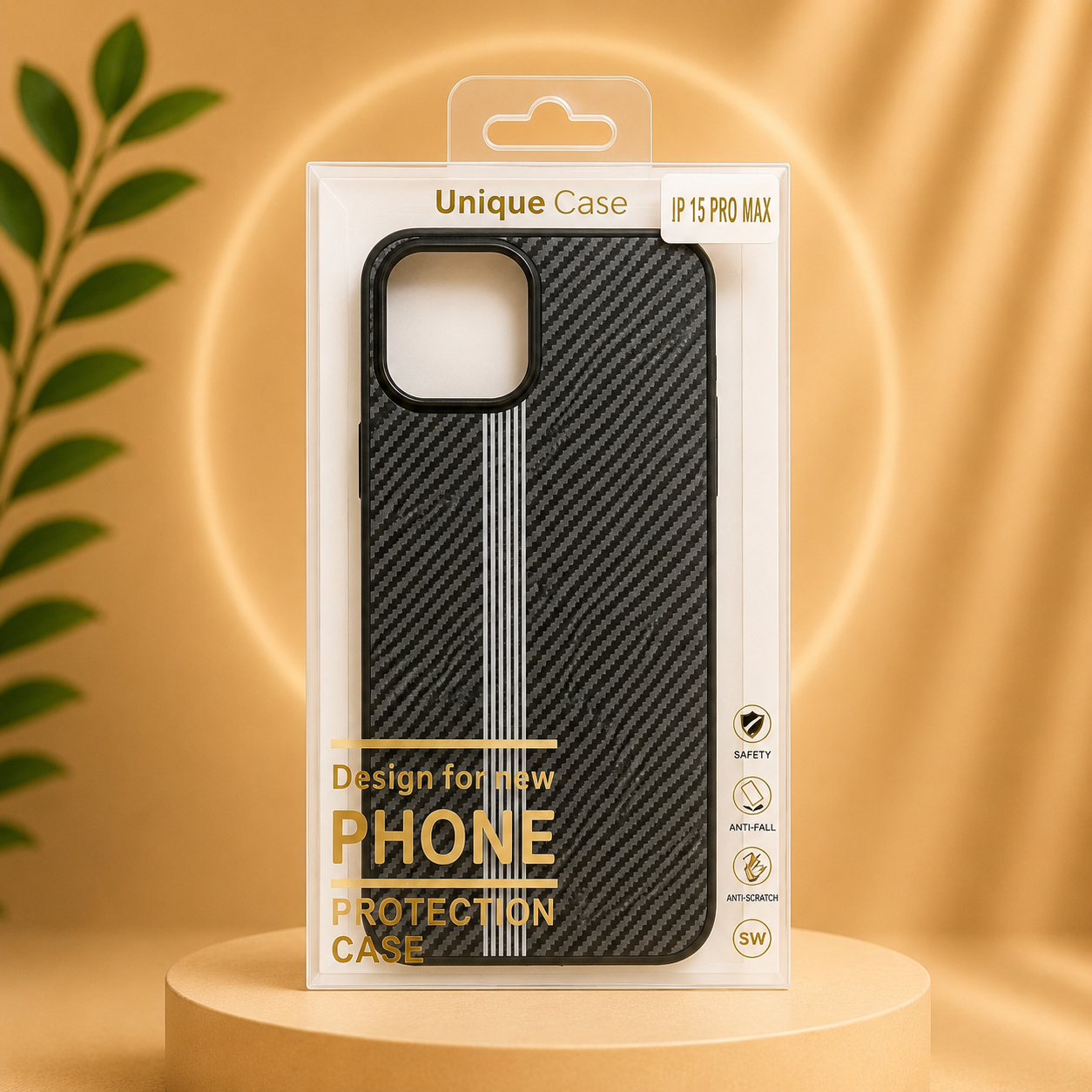جراب iphone 15 pro max كربون
