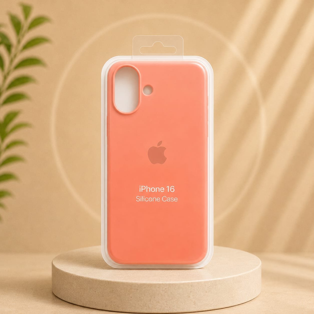 جراب iphone  16 برتقالي