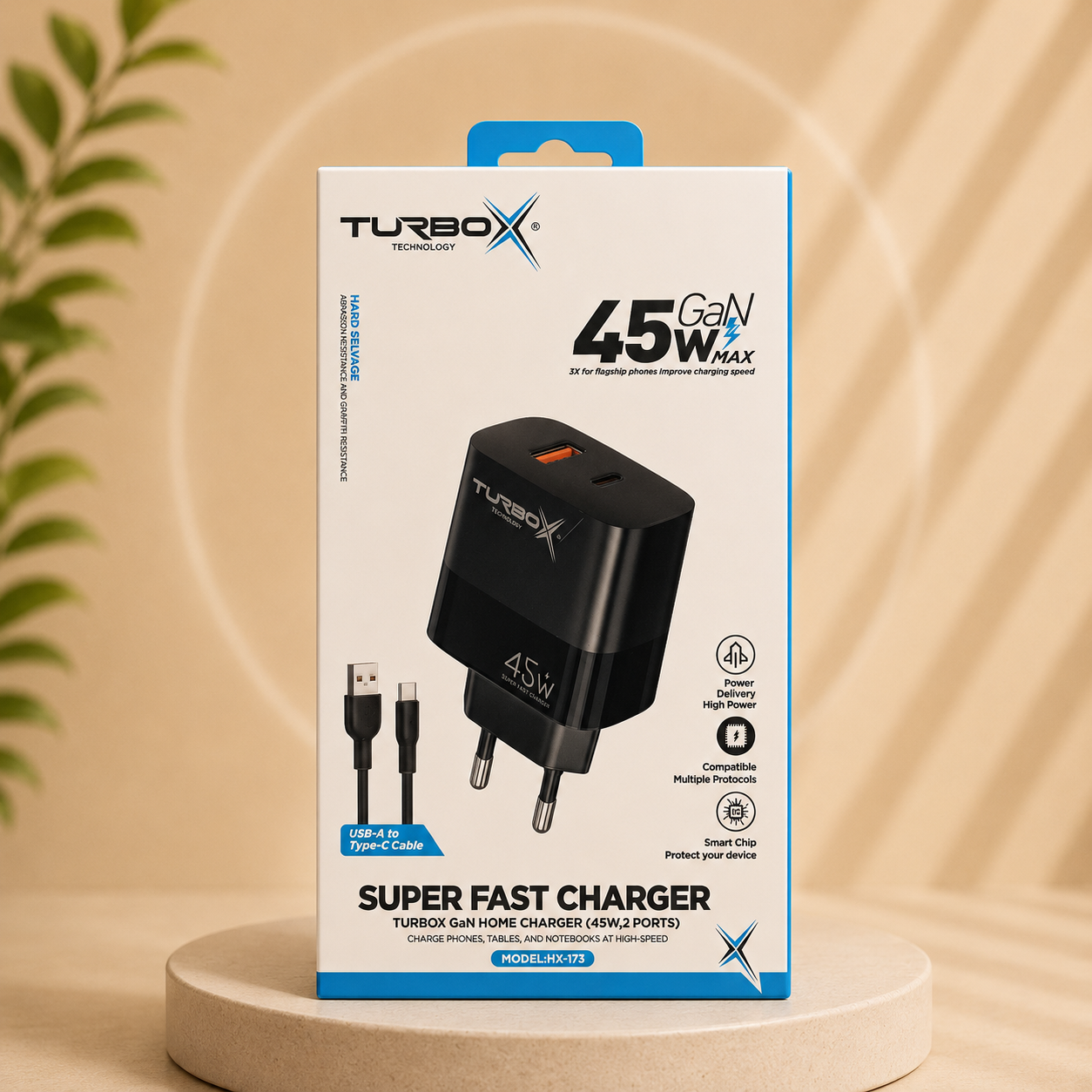 شاحن TurboX  45 w